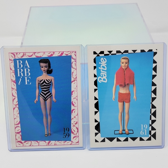MINT Barbie Collectible Fashion Trading Card  " First Barbie Doll " Swimsuit 19 - Picture 1 of 4